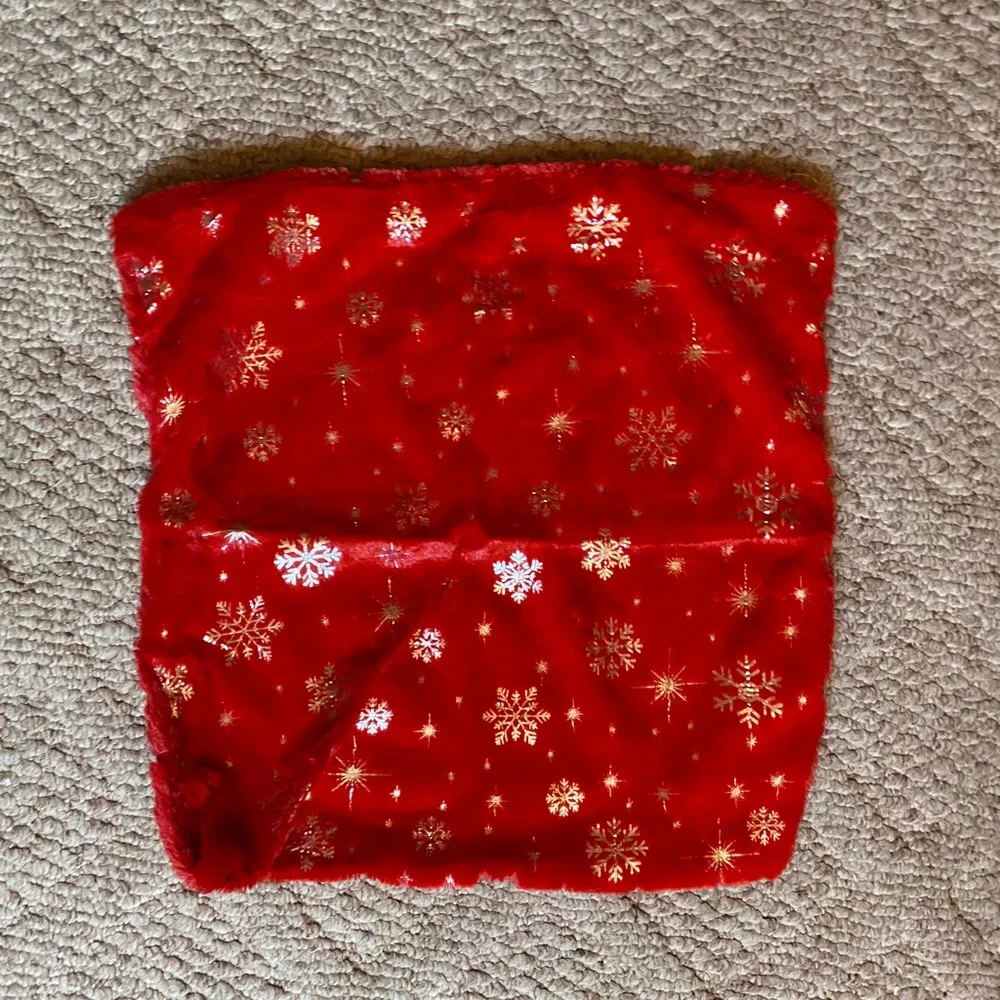 Holiday winter pillow covers, set of 2